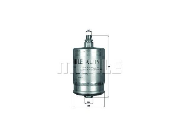 Yakıt Filtresi M102>111 M116 M117 [W123 W124 W126 W201 W202] - KL19