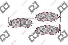 Fren Balatası On B2500 Wl 4X4 02- / Ranger 4X4 02- 1356600 - 4432201 - 3M352001Aa -  - Ay112K021Ba