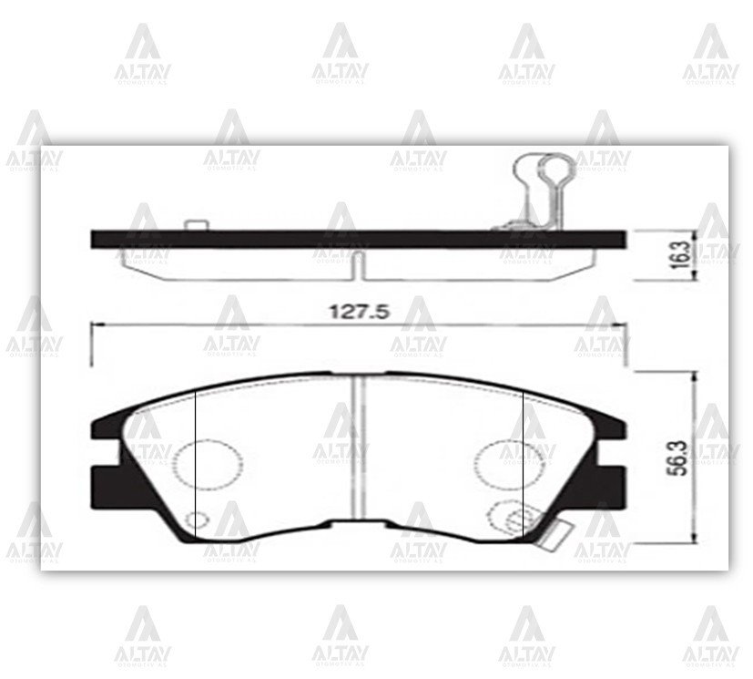 Fren Balata L-300 90-08 / L-200 86-97 / Pajero Ön Spmb003