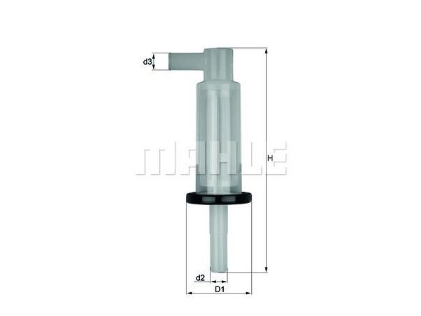 Yakıt Filtresi OM601>604 OM615>617 [W123 W124 W202 MB100 T1/T2:207D>508D] - KL33OF