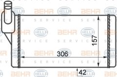 Vw T4 Kalorifer Radyatörü Klimasız 701819031A