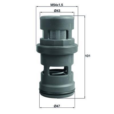 Yağ Termostatı 110C Actros Antos Arocs Euro6 Setra500 114 Lük A4721800775 To 18114