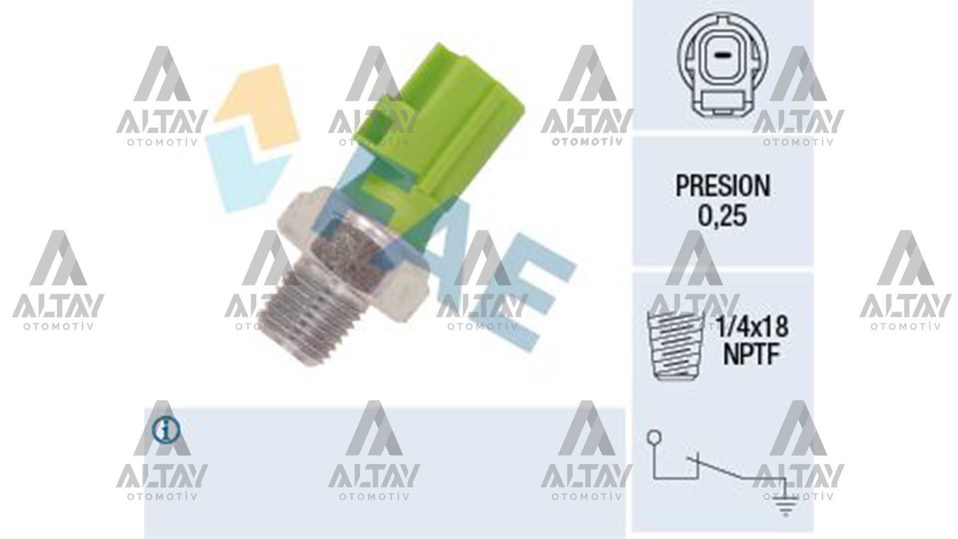 MÜŞÜR YAĞ C-MAX / CONNECT / V184 02=> 0,25 BAR