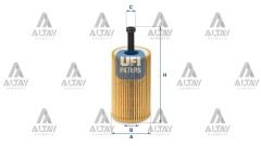 YAĞ FİLTRESİ 206 / 306 / 307 / C2 / C3 / XSARA 02 =>1.4İ-1.6İ 8V ELEMAN