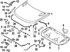 KLİPS KAPUT TELİ LAND ROVER LR013332