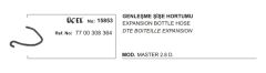 GENLEŞME ŞİŞE HORTUMU 15853 MASTER 2.8 DTI S9W 7700308364