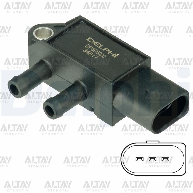 SENSOR EGZOZ BASINÇ GOLF7 / CRAFTER / A4 / JETTA / PASSAT 08=> CAGA-CAHA-CKUB-CLHA-CLHB-CRKB 1.6 TDI-2.0 TDI
