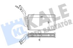 RADYATÖR KALORİFER TRANSIT TURBO 96-99 V184 01=>