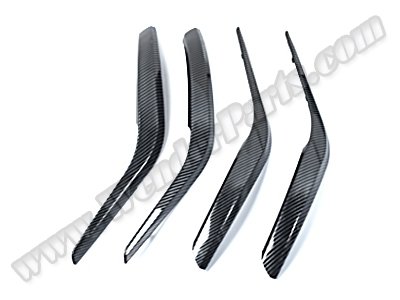 Kapı Tutamak Kaplama Seti X1:E84 Ön&Arka; (Karbon-Siyah) - 2991775/776R4