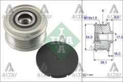 KASNAK ŞARJ DİNAMO CORSA C / ASTRA H 04=> Z13DT-Z13DTJ VALEOT TİP 70AMP