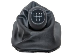 Topuzlu Vites Körüğü E34 -5 İleri- Man.Şanz; (Siyah; Suni Deri) Işıklı - 25111221223BK