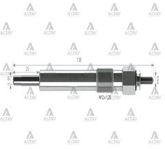 Kızdırma Bujisi (Isıtma) Nkr-55 / D-Max 04=> / J.9 11V 8941401152