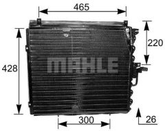 M.Benz W 124  M102 Radyatör 1248301770 124 830 10 70 1248301070 1248301770 A1248301070 A124