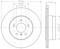 Fren Aynası Arka 2.5d-3.0d-3.5 E70-71-F15-16 2007-18 - 34216793247