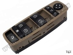 Cam Düğmesi X164 W251 Ön Sol; Kahve (Katlamalı Ayna) - 2518300590BR