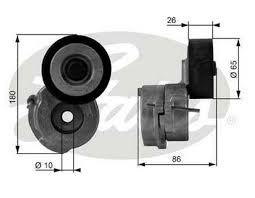 Opel V Kayış Gergi Corsa C Astra H 636166 1754085E00 51821653 55185074 55562245 55574238 63
