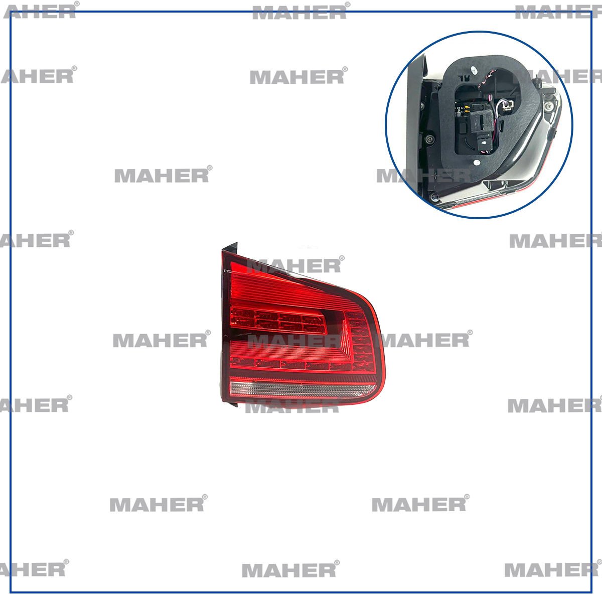 STOP LAMBASI TIGUAN 12-15 LED İÇ SOL