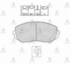 Fren Balata Grand Vıtara 05-13 Ön 5520065J01