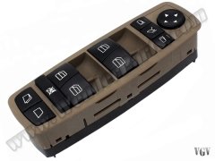 Cam Düğmesi X164 W251 Ön Sol; Kahve (Katlamalı Ayna) - 2518300390BR