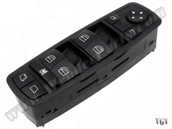 Cam Düğmesi X164 W251 Ön Sol; Siyah - 2518300190BK