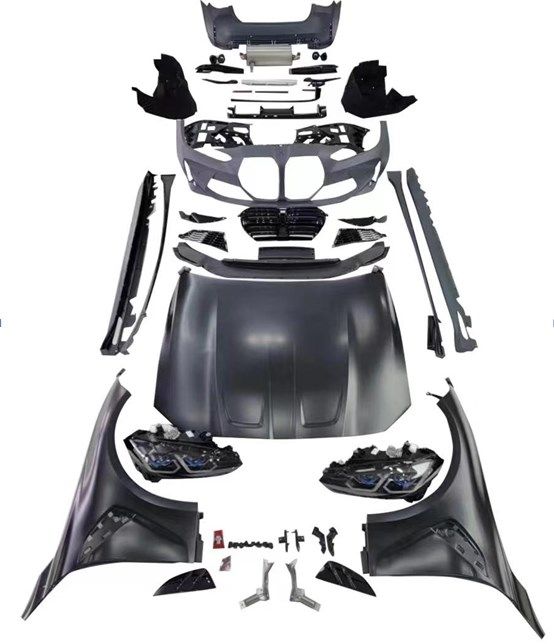 Komple Gövde Kiti F32 F34 F36 [DONUSUM => G82] 2B2-Çıkış, Mrşp-li, Panj-lu, Egz.Uçlu, Kaput/Çamurluk, Farlar -///M4-