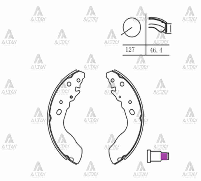 Fren Balata Grand Vıtara 97=> 2.0 Pabuç Arka