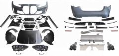 Komple Gövde Kiti F32 F34 F36 [DONUSUM => G82] 2B2-OrtadanÇıkış, Mrşp-li, Panj-lu, Egz.Uçlu, Kaput/Çamurluk, Farlar -///M4-