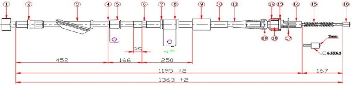 Arka El Fren Telı L/R- Swıft 89-96 Hb 3D