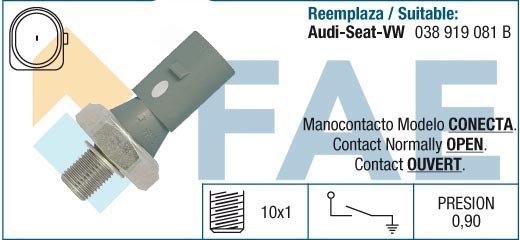 Yağ Müşiri AFN-AVG Gri T5 1996-10 - 038919081M