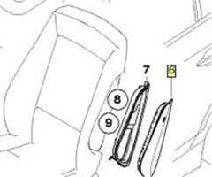 AİRBAG KOLTUK BMW ÖN E84 72122991555