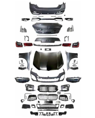 Komple Gövde Kiti F01/F02 [DONUSUM => G11/G12-LCI] 1B2-Çıkış, Panj-lu, Egz.Uçlu, Kaput/Çamurluk/Bagaj Kap., Far/Stop -///M-Sport-