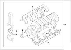 YATAK ANA M20 E30/320 050 BMW TAKIM E30 E34 E36 3 SERİSİ 5