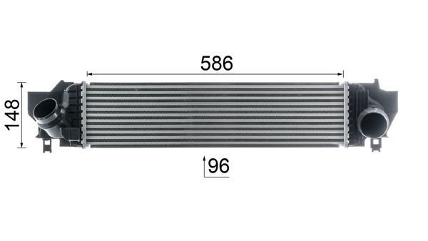 BMW F45-F48 B37/B47/B48 TURBO RADYATÖRÜ 17517617598