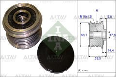 KASNAK ŞARJ DİNAMO ADAM / ASTRA J / CASCADA / CORSA D / INSIGNIA A / MERIVA B / ZAFIRA C / MOKKA / MOKKA X / AVEO / TRAX A14XEL-A14NET-B14NET-A16XER-B16XER