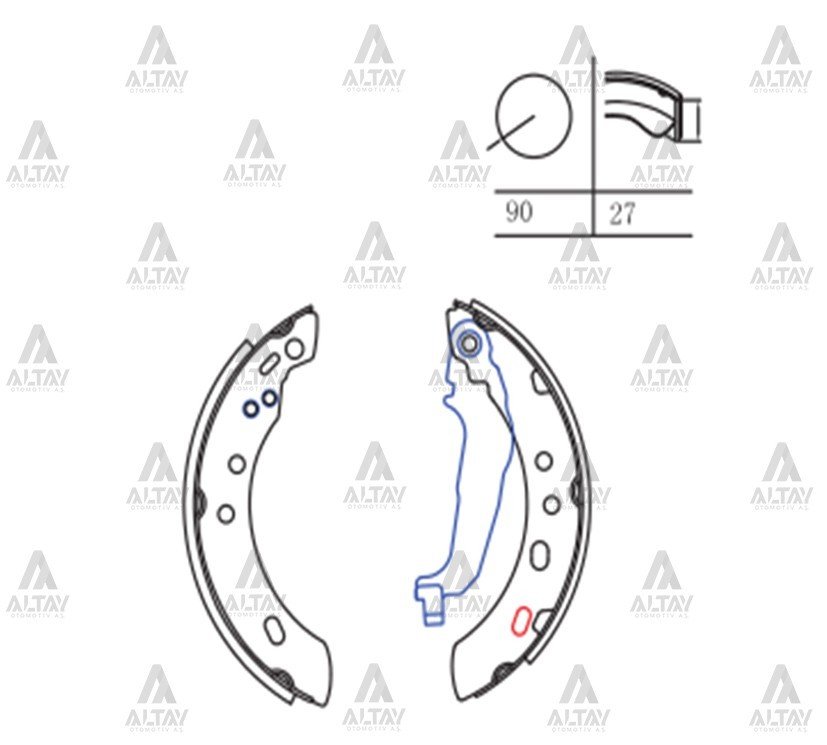 Fren Balata Mıcra 92-01 Pabuç Arka 440606F625