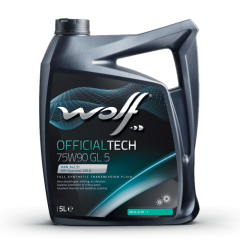 WOLF TAM SENTETİK ŞAZIMAN YAĞI OFFICIALTECH GL5 BMW 75W-90 5 LT