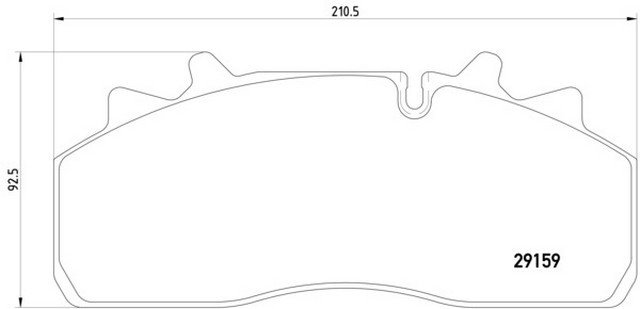 Fren Aynası Arka 115-123-126  - A1264230012