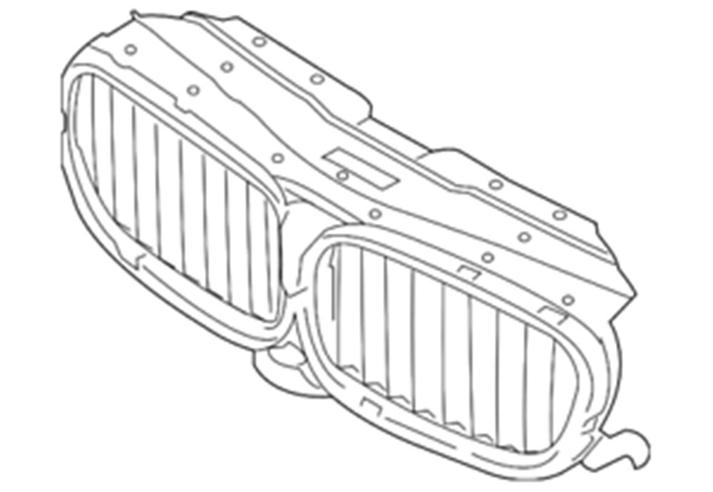 ÖN TAMPON HAVA IZGARASI G30 BMW 51137497281