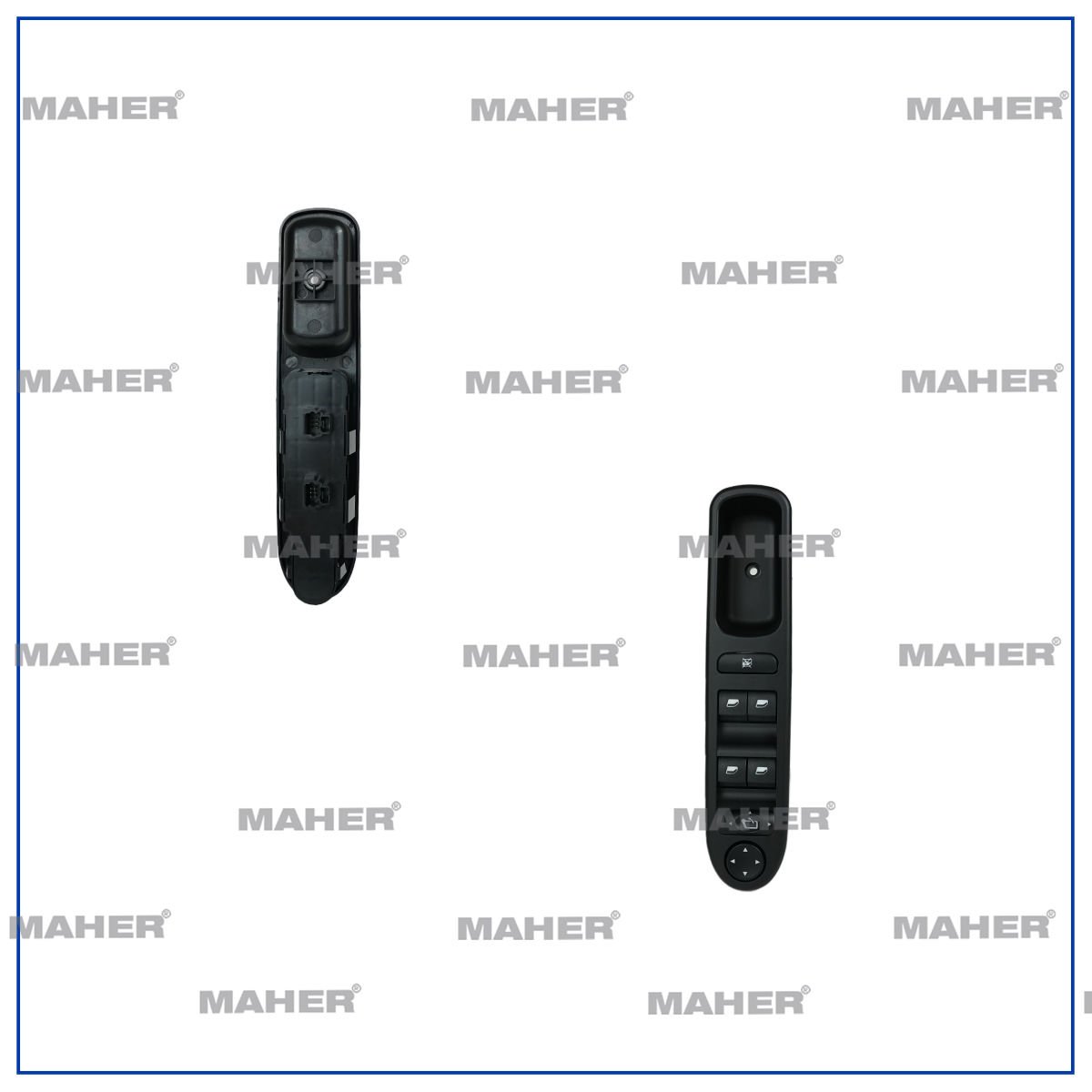 DÜĞME CAM AÇMA 307 02=>  AYNA AYAR DÜĞMELİ (DÖRTLÜ)  SOL