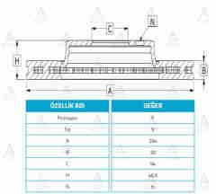 Fren Diski L-200 06-15 Cr/ 15=> Su / Pajero 08-10 / Fullback 16=> / Ön Havalı 294-6 Mn102276