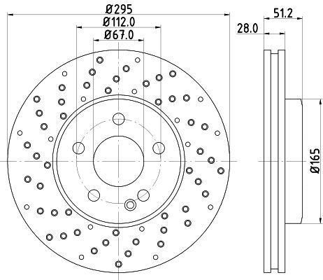 M.Benz 246-117-176 Ön Disk  2464212512