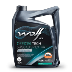 WOLF TAM SENTETIK PARTIKÜLLÜ MOTOR YAĞI OFFICIALTECH 5W30 C3 SP EXTRA 5L
