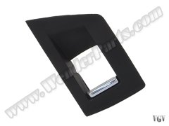 Cam Düğme Çerçevesi F10+LCI Ön/Arka Sağ (Siyah) - 51417225890