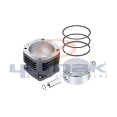 Kompresör Set (Gömlek+Piston+Segman) 100Mm 3031/2631 Kuru Tip 4411300008 RK.01.004