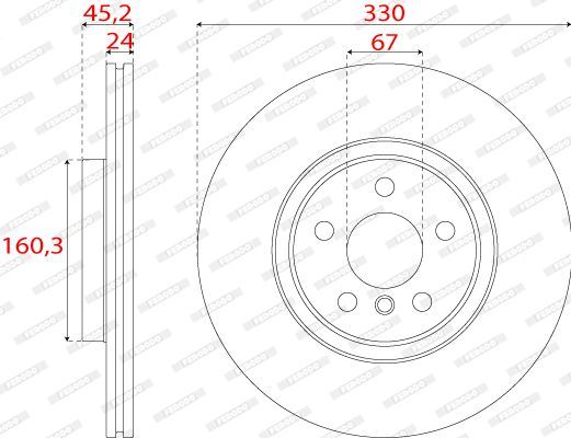 BMW F45-F48 MINI COOPER F60 ÖN DİSK 34116865713 TAKIM