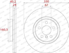BMW F45-F48 MINI COOPER F60 ÖN DİSK 34116865713 TAKIM