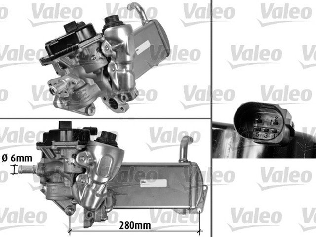 Egr Valfi Amarok-Q5 Cdba-Cnfa-Cnfb-Cdca-Csub-Cjca 2,0 Tdi 08> 03L131512Dm 03L131512Ar