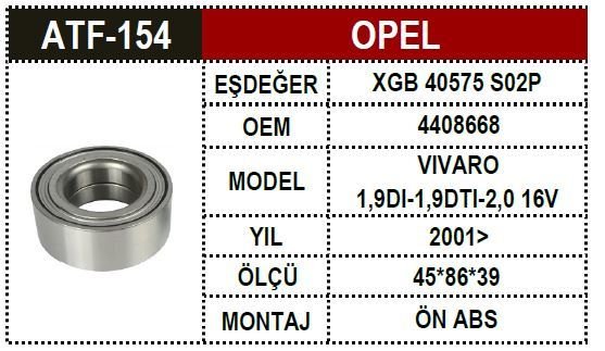 Opel Porya Bilya Vivaro  4408668 4451762