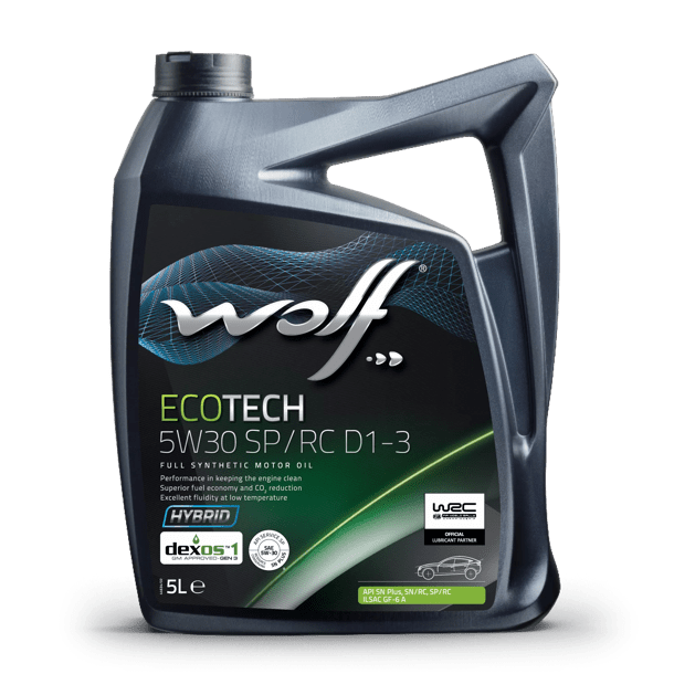 WOLF TAM SENTETİK MOTOR YAĞI ECOTECH 5W30 SP/RC D1-3 5L