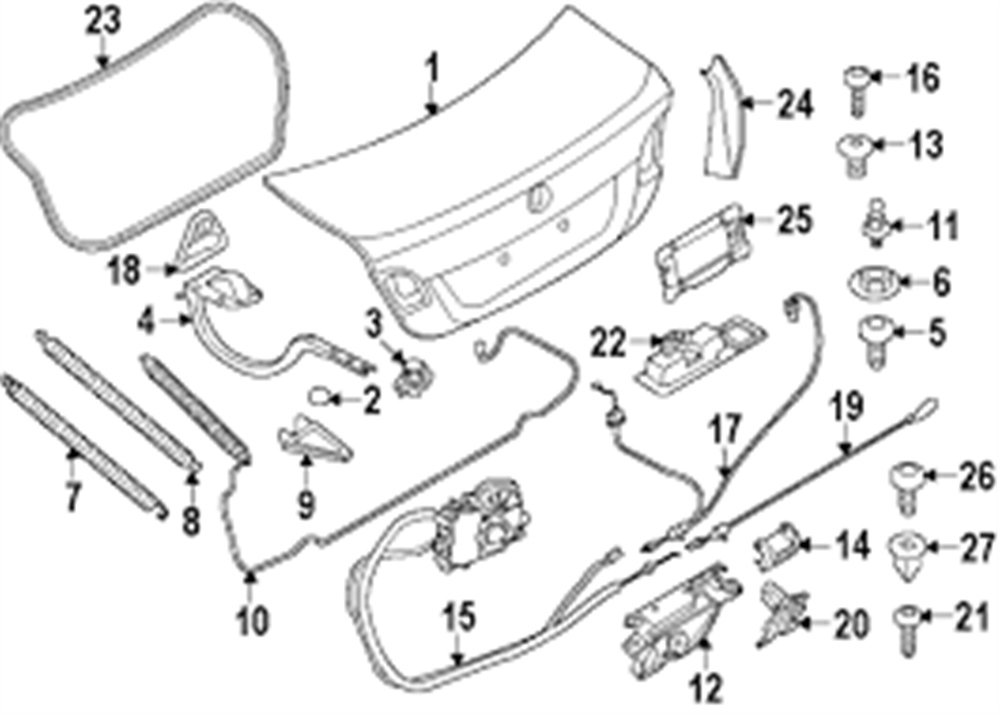 KAPAK BMW 51468174167
